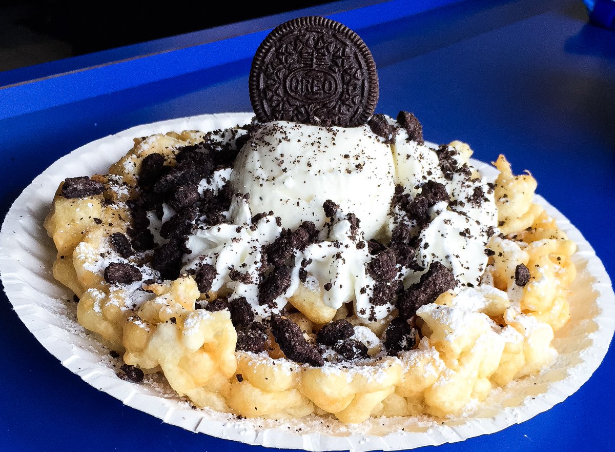 FunSpotAtlanta's tweet photo. It's our last week of daily operations.
What funnel cake will you be having? Cookies & Cream or Berries & Cream?
#ThemePark #FunSpotAtlanta #FunnelCake #Atlanta #Summer #FunSpotsHUGESummer https://t.co/cd6vQteJFn