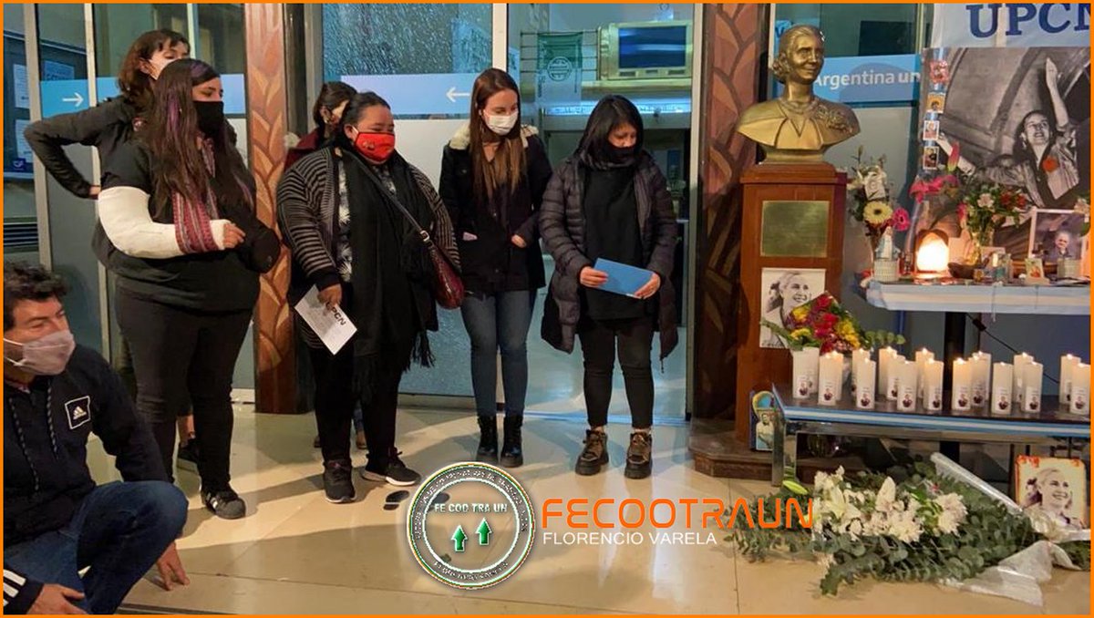 FFecootraun's tweet photo. 🔸 En el día de ayer nuestro compañero Christian Miño y la compañera Albariño Verónica participaron del homenaje por los 69 años de la muerte de Evita, la actividad se realizó en el Ministerio de Desarrollo Social de la Nación  y estuvieron presente organizaciones Hermanas!#Evita https://t.co/50DyQN7ihz
