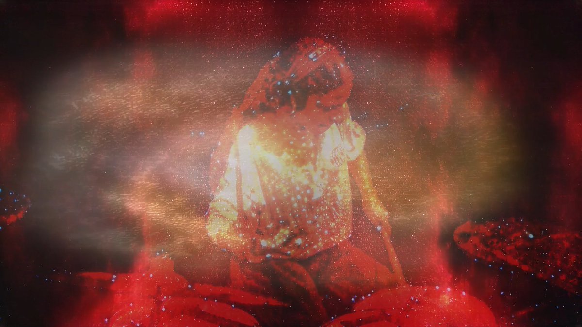 SpectrumMusicTO's tweet image. 3 DAYS UNTIL SOUND ESCAPES 😮 Here's an incredible still of @sarahtdrumguru with our AI affected visuals. Tune in Friday at 8pm on Twitch to watch the full concert, rsvp link in bio.

Also, Saturday at 1pm, Q&amp;amp;A with producer @masonachu and visual artist #RyanKelln !