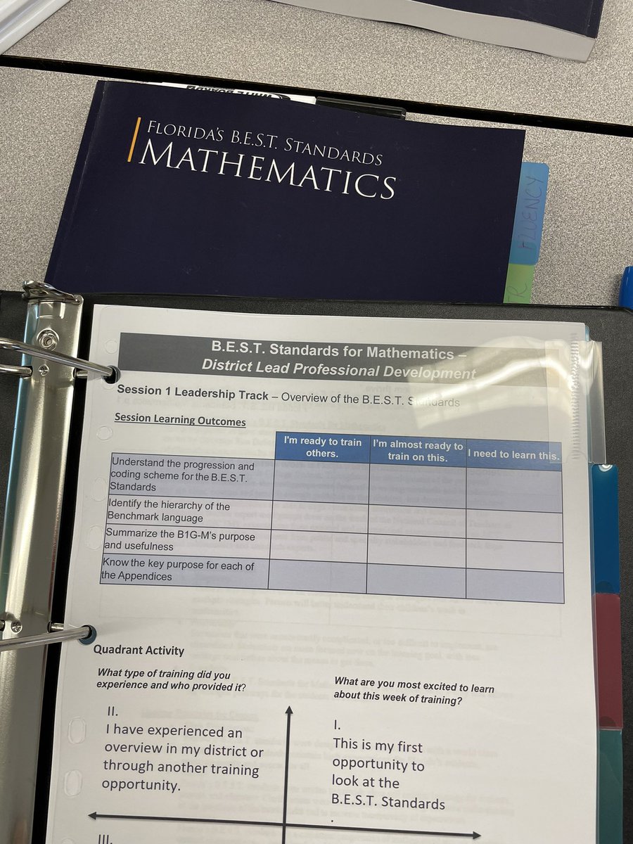MNievesTeaches's tweet photo. Diving into the new B.E.S.T. standards #FLBESTJourney @EducationFL https://t.co/UqmoGu57a4