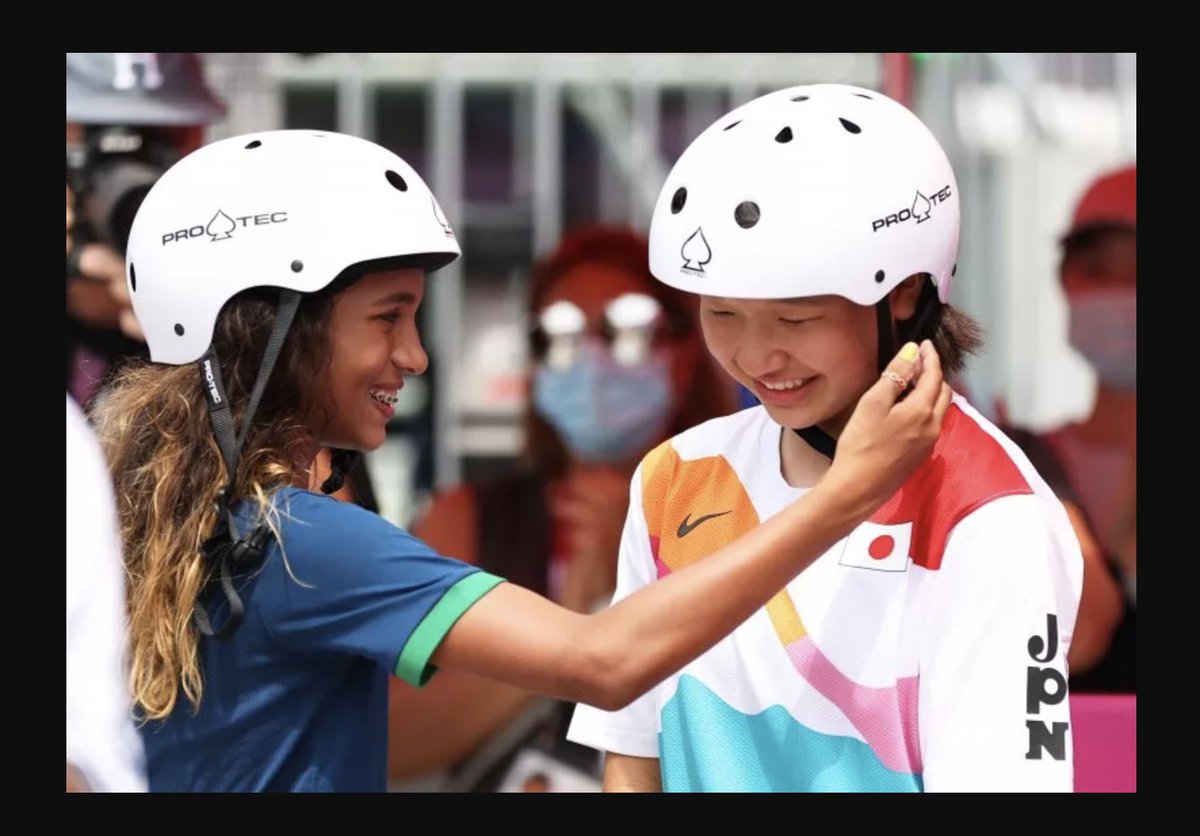 🛹 😍 Amazed by the women's street skateboarding final! It hit home for me as sports/event producer, storyteller, and most importantly as a father.

📷 Patrick Smith/Getty Images