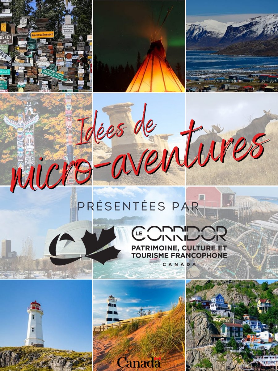RDEECanada's tweet photo. Partez à l'aventure au Canada!!! ⛺️⛱🛶🎭🧳
Découvrez les circuits en #français proposés par @LeCorridor_CAN!

> https://t.co/NSrlyYJZ9h https://t.co/HTUuCuiY3x