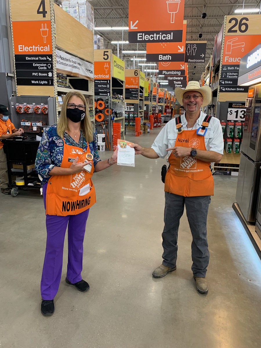 Thank you Alvin for making a difference in your department. We are so glad you joined the team! #oneteam <a href="/TMcKenzie_THD/">Theresa McKenzie</a> <a href="/RickGTHD/">RickGTHD</a> @WardallyJ