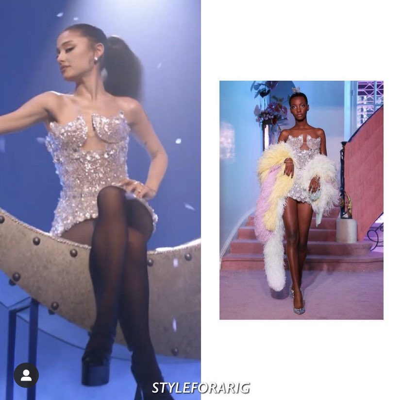 TheSfag's tweet photo. @ArianaGrande in newly shared promo of @NBCTheVoice.
-
YES THEY ARE CATS SHAPED!!!!!!!!!!!
-
Wears the @UlyanaSergeenko @ulyana_sergeenko_moscow Haute Couture SS20 Dress.
-
#arianagrande #arianators #arianastyle #arianagrandestyle https://t.co/pzbNSbXwpd