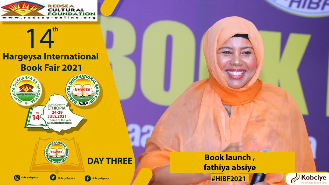 The 14th International Book Fair has been running live in Hargeisa for the past four days.The four-day event was attended by a large number of delegates from around the world
#HIBF2021