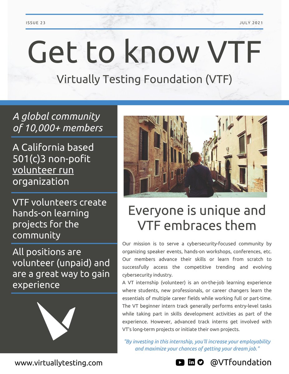 cssahil98's tweet photo. It's a great experience being a Social Media Influencer here at @VTFoundation  This week, I learned about how to grow network on LinkedIn Platform.

#vtfoundation #vtfjuly21 #internships https://t.co/jsfqAo9gP8