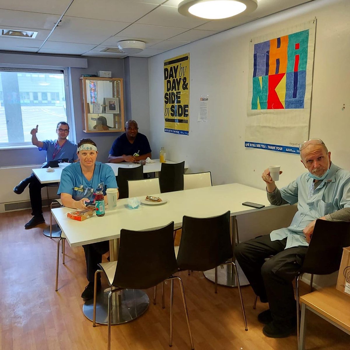 The team over at  Leeds General Infirmary brightening up their staff room with #posterforthepeople. 

We honestly couldn’t have hoped for a better place to see these banner pop up. 

Thank you JMA Photography for helping to organise this!
