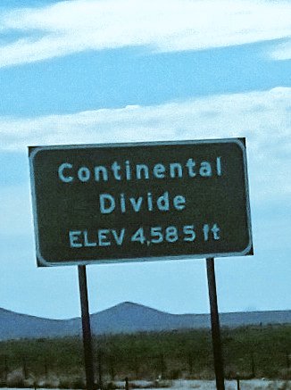 Well, it should all be downhill from here, right? #ContinentalDivide #NewMexico