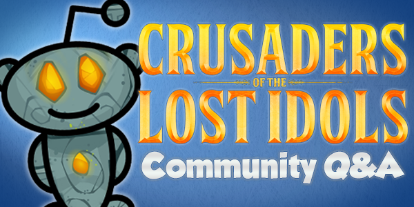 crusadersIdols's tweet photo. Wow! It's our 250th Q&A and our 6th Anniversary!
Join Erika on reddit to get answers to your Crusaders of the Lost Idols questions, and to mark the occasion we have a special giveaway!
Live now, let's chat: https://t.co/DDX2iy4J8R
#cotli https://t.co/AL9BUIn4ks