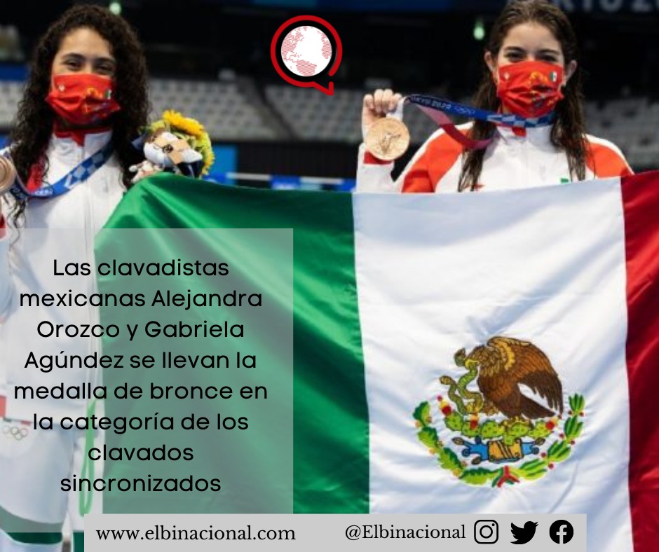 ¡Felicidades a Alejandra Orozco y Gabriela Agúndez! 🥳🥉

#tokio2020 #olympics #mexico #tijuana #ElBinacional #medal #bronze