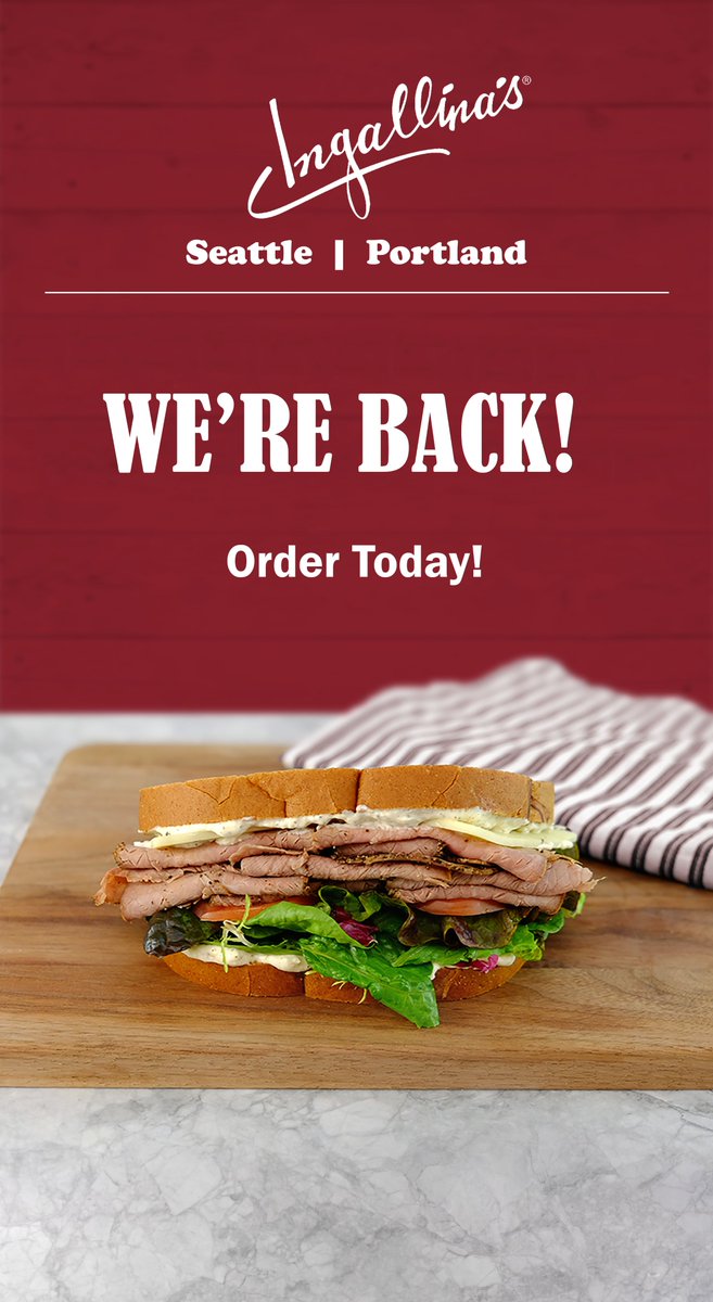 We are back - Order today!