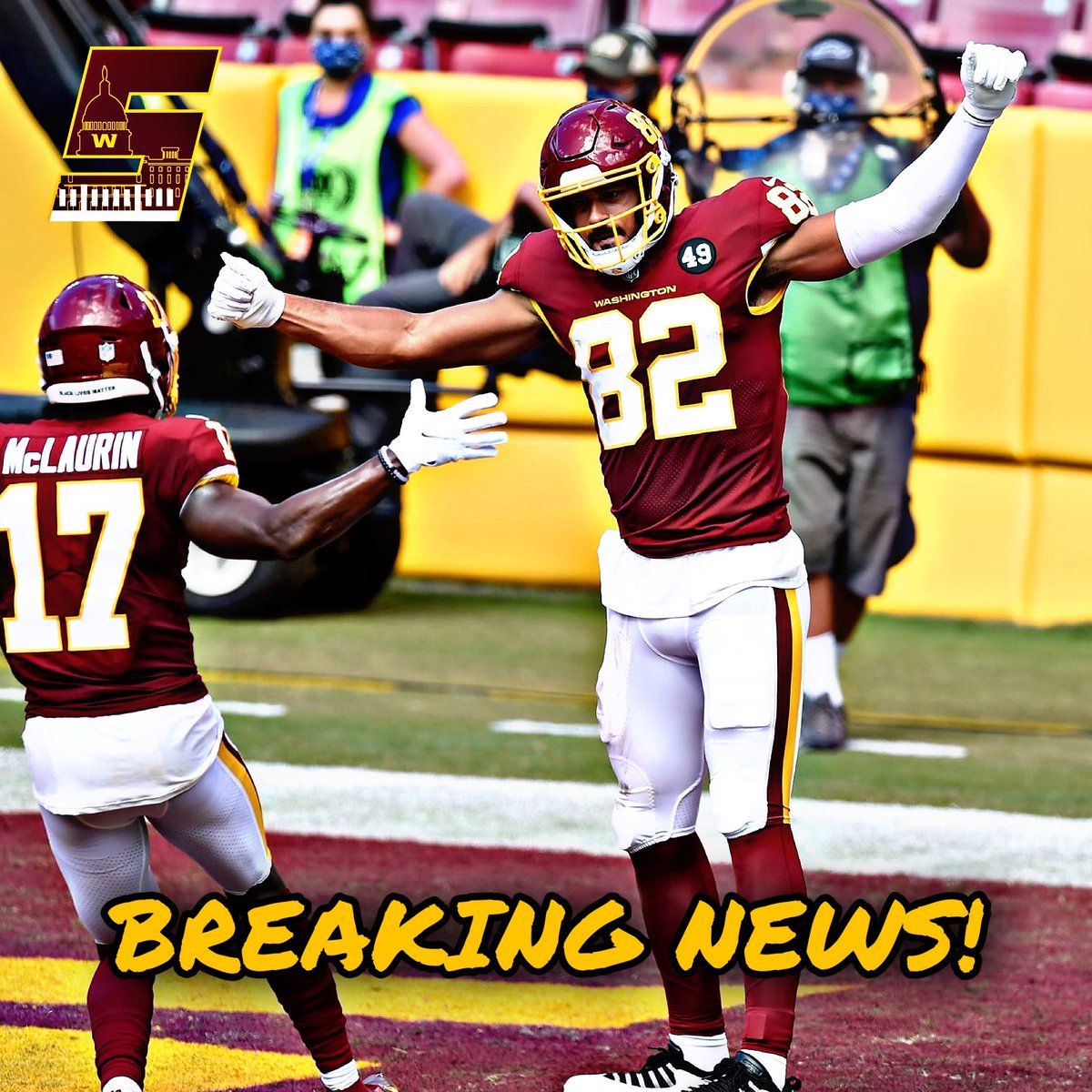 TheBurgundyBard's tweet photo. π¨ BREAKING NEWS π¨
The @WashingtonNFL has π up their TE 1οΈβ£! π
@LoganThomasSr_6 π deal is for 3 years, 24 million, & roughly 10 million guaranteed! π°
Another FANTASTIC resigning! π
#WashingtonFootball #SSN #SidelinesWFT #SidelinesWashington https://t.co/kea23Mz6Oo