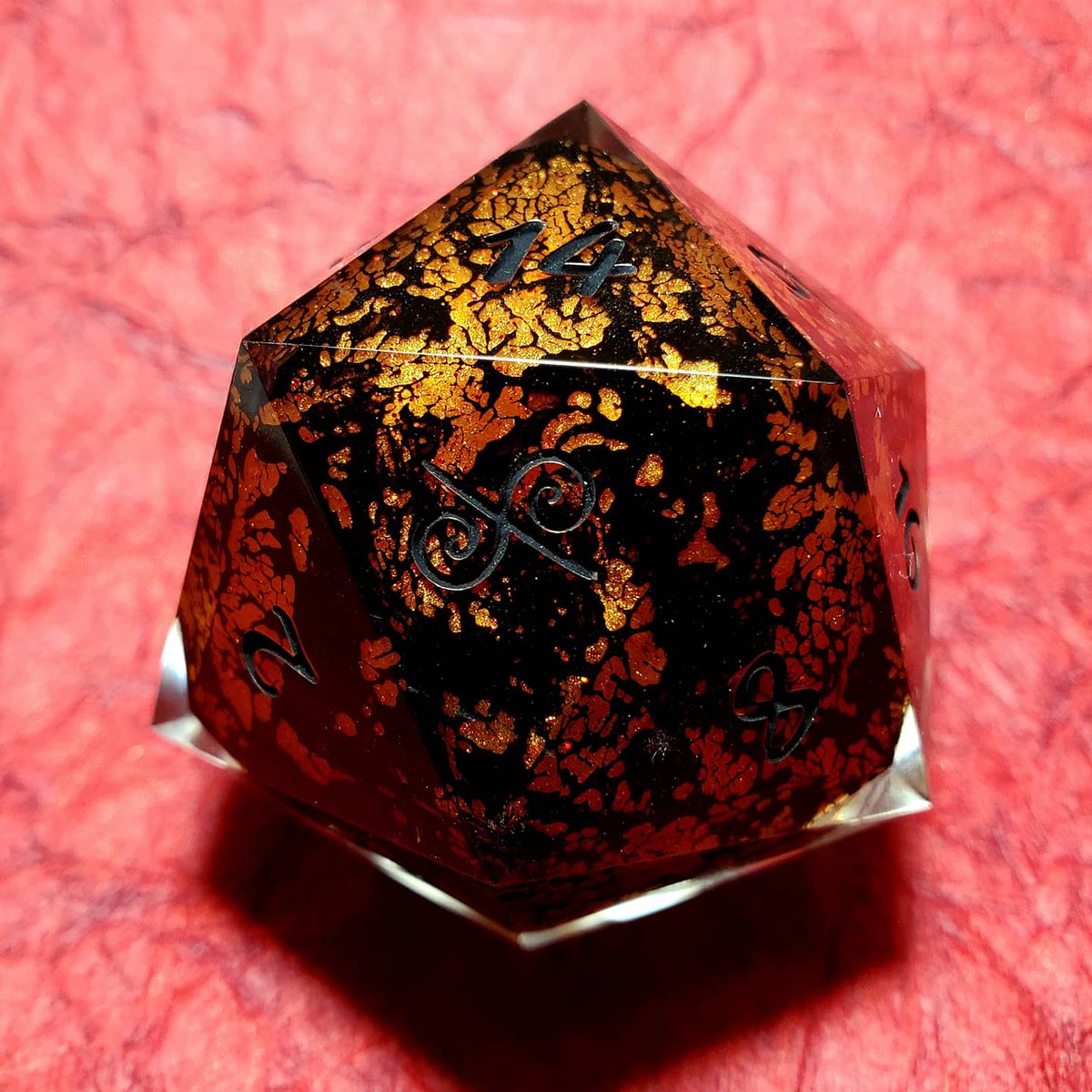Hey all! The Magma Preorder goes live now! There are 8 piece sets and 40mm chonky dice available.
.
Come check out the preorder or other available sets at diceyencountersdice.com/shop
.
