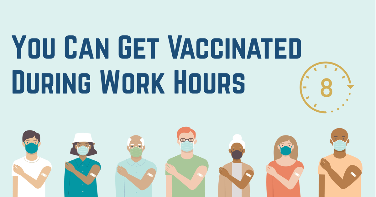 HMPRG's tweet photo. Need to get vaccinated during work hours? A new Chicago ordinance says employers must allow you to take time off to get vaccinated https://t.co/UWBxx1oZQZ #EssentialSafety https://t.co/QkmFXDydFN