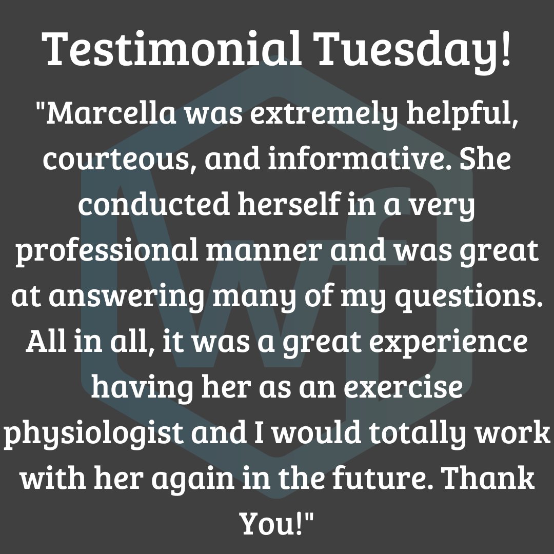 Work__Fit's tweet image. Our exercise physiologists are fantastic! But don't just take our word for it! Our customers are happy to share!
#MakeHealthPersonal #WorkersComp #InjuryPrevention