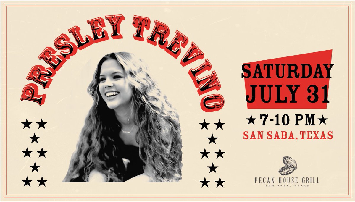pecanhousegrill's tweet photo. Get ready, because we'll be jamming to music from Presley Trevino this weekend at Pecan House Grill! What could be better than comfort food, cocktails, and live tunes on a Saturday night? #pecanhousegrill #livemusic #presleytrevino https://t.co/nj9eALFljK
