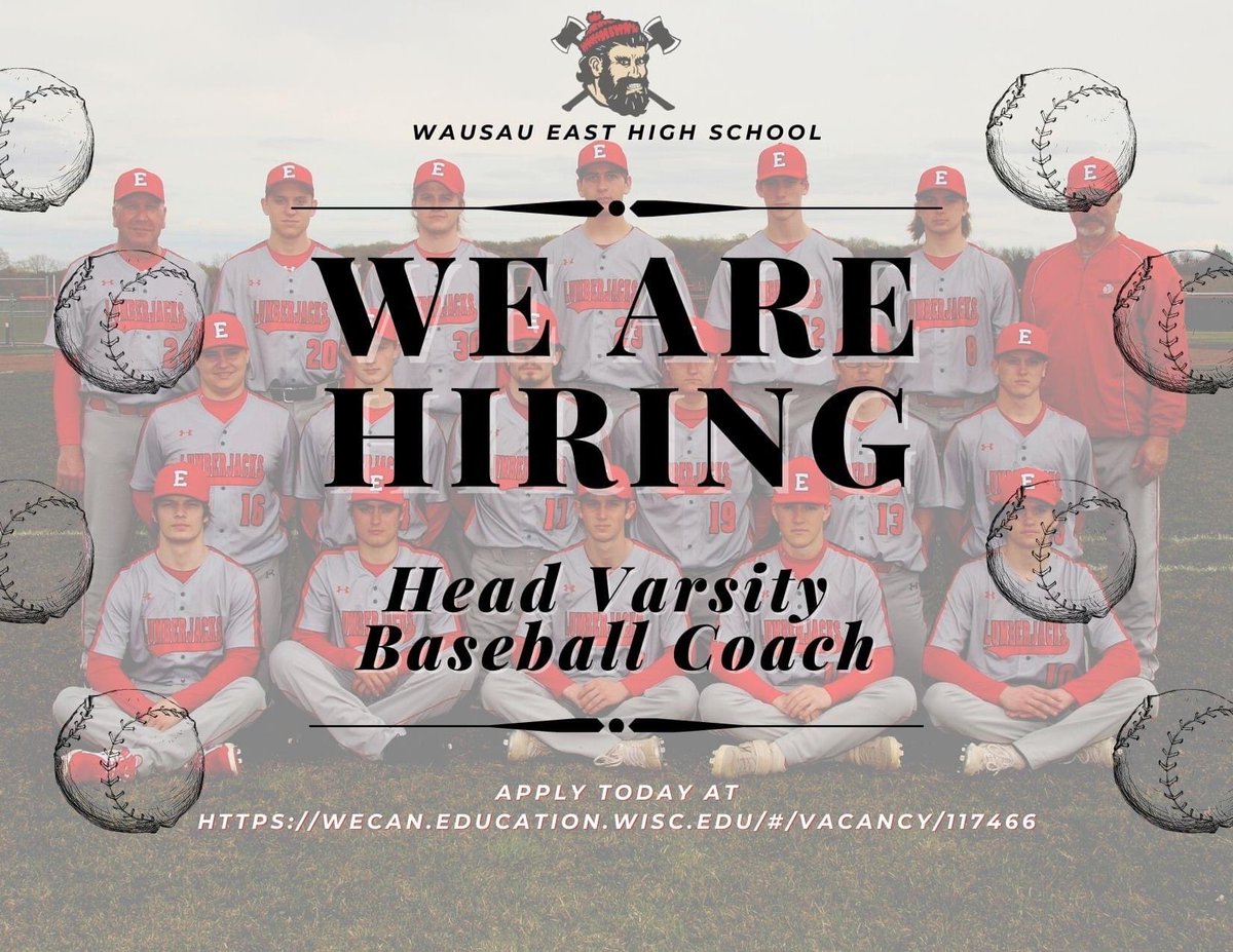 WausauEastJax's tweet image. Join our team! #WEjax #Baseball #wiaawi