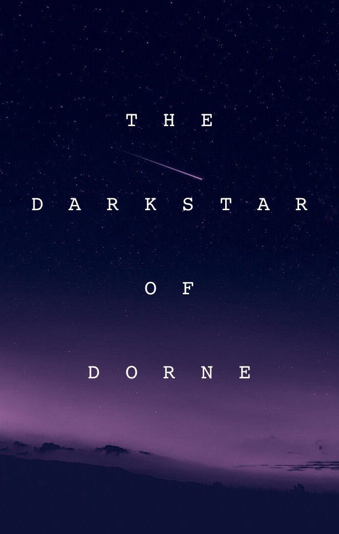 DornishDarkstar's tweet photo. 𝗔𝗡 𝗔𝗗𝗢𝗡𝗜𝗦 𝗪𝗜𝗧𝗛 
    𝗔 𝗖𝗥𝗨𝗘𝗟 𝗠𝗢𝗨𝗧𝗛
    𝗔𝗡𝗗 𝗔 𝗖𝗥𝗨𝗘𝗟𝗘𝗥 𝗧𝗢𝗡𝗚𝗨𝗘.

                         ᴅᴏʀɴᴇ’s ᴅᴀʀᴋsᴛᴀʀ

       𝒂 𝒓𝒆𝒗𝒊𝒗𝒂𝒍 𝒐𝒇 #Vɪᴘᴇʀᴏᴜs. https://t.co/jB9kCwAohY