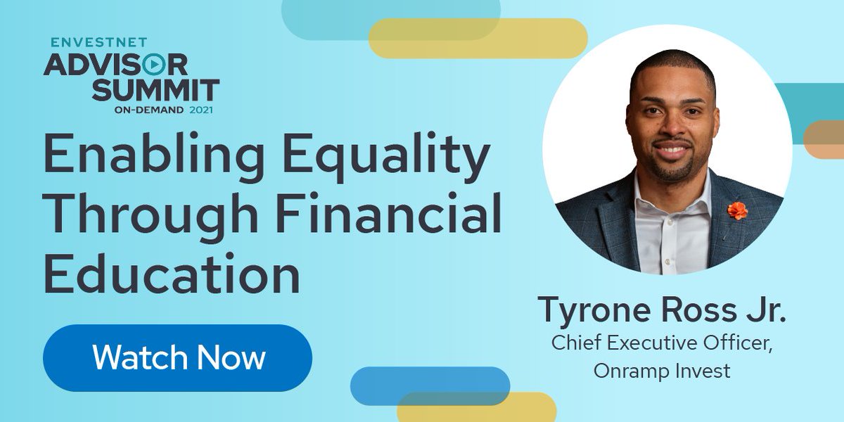 Envestnet Advisor Summit (@envsummit) on Twitter photo .<a href="/TR401/">Tyrone V. Ross Jr.</a> shared his passion for financial wellness for all at #ENVSummit. Watch his keynote now to learn more. @Onrampinvest bit.ly/2TxFMDb .<a href="/TR401/">Tyrone V. Ross Jr.</a> shared his passion for financial wellness for all at #ENVSummit. Watch his keynote now to learn more. @Onrampinvest bit.ly/2TxFMDb