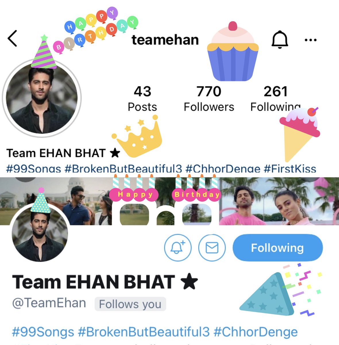 ehanbhat4ever1's tweet photo. Wishing you a very Happy Birthday sweetheart @TeamEhan May all your dreams and wishes materialise and come true, may you always be happy and smiling, enjoy this beautiful day ahead Birthday girl lots of love ❤️  #happybirthday #birthdaygirl #sister ❤️ https://t.co/r99VfHvfv2