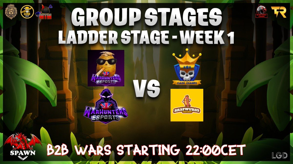 SpawnDSG's tweet image. Hey Everyone. Live with B2B wars in Jungle Brawl Cup🔥
twitch.tv/spawndsg
@war_hunters @ClashChamps @bratwurst_e