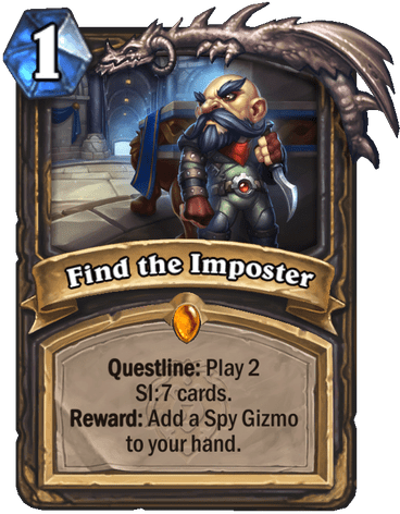 Hearthstone Top Decks💙 on Twitter: "New Rogue card from United Stormwind expansion revealed - the Impostor. https://t.co/r9hXtY7MQR # #UnitedInStormwind https://t.co/cLIqPUv5pF" / Twitter