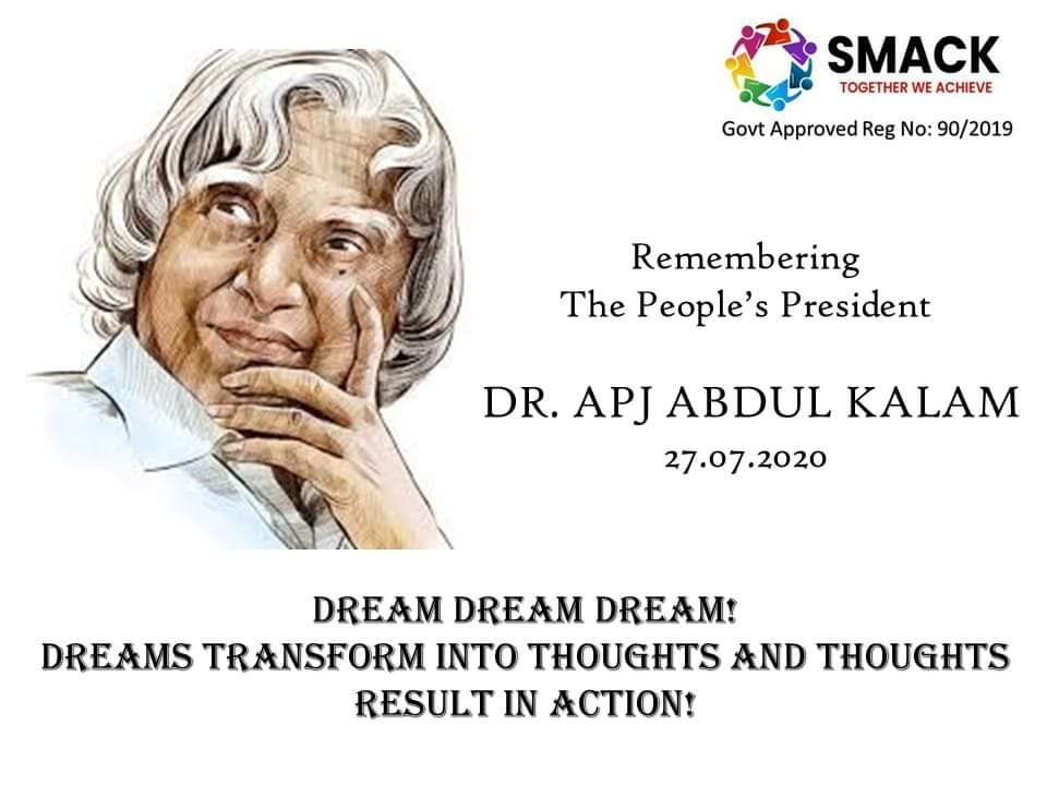 SMACK_TWA's tweet photo. Remembering missile man former President of India Lt Sh #APJAbdulKalam on his death anniversary. https://t.co/ycXM65IZfE https://t.co/USuOEl6Zdk