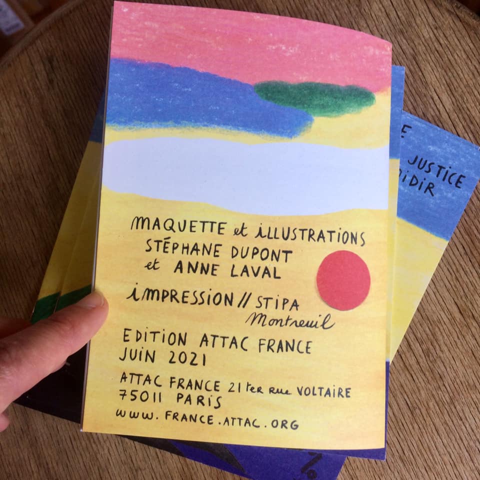 A Small Guide to Ecological Justice, illustrations and design by Anne Laval for <a href="/attac_fr/">Attac France</a>!