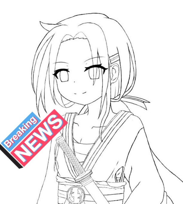Wip
線画終わり! 