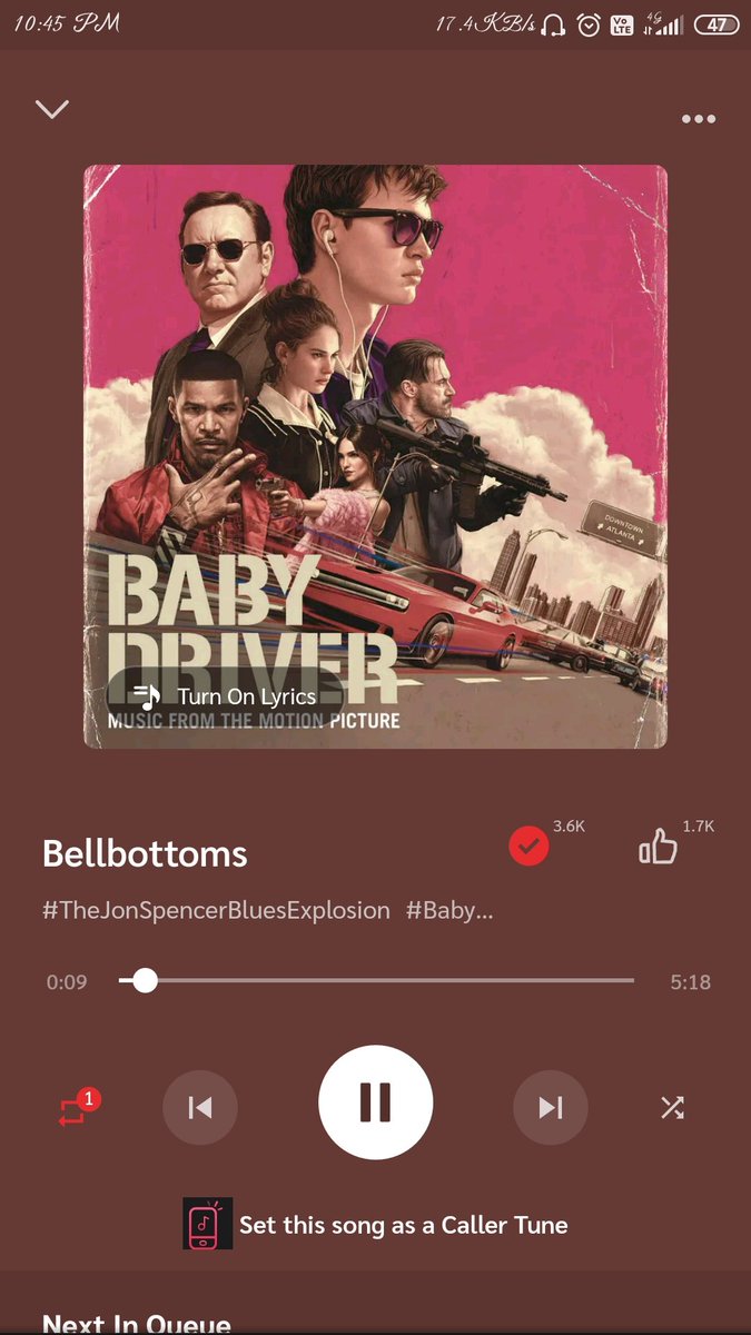 manishahire's tweet photo. Baby Driver, a good movie. But the OST is awesome. Give it a try.
#SingingOutLoud
#ListeningNow https://t.co/2lsmTUe6qr