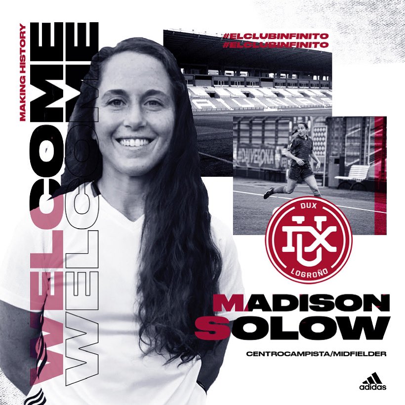 ¡ Madison Solow jugará en el #DUXLogroño!

La canadiense se suma al centro del campo de las vinitinto en la temporada 2021-22

#GoDUX | #Volveremos