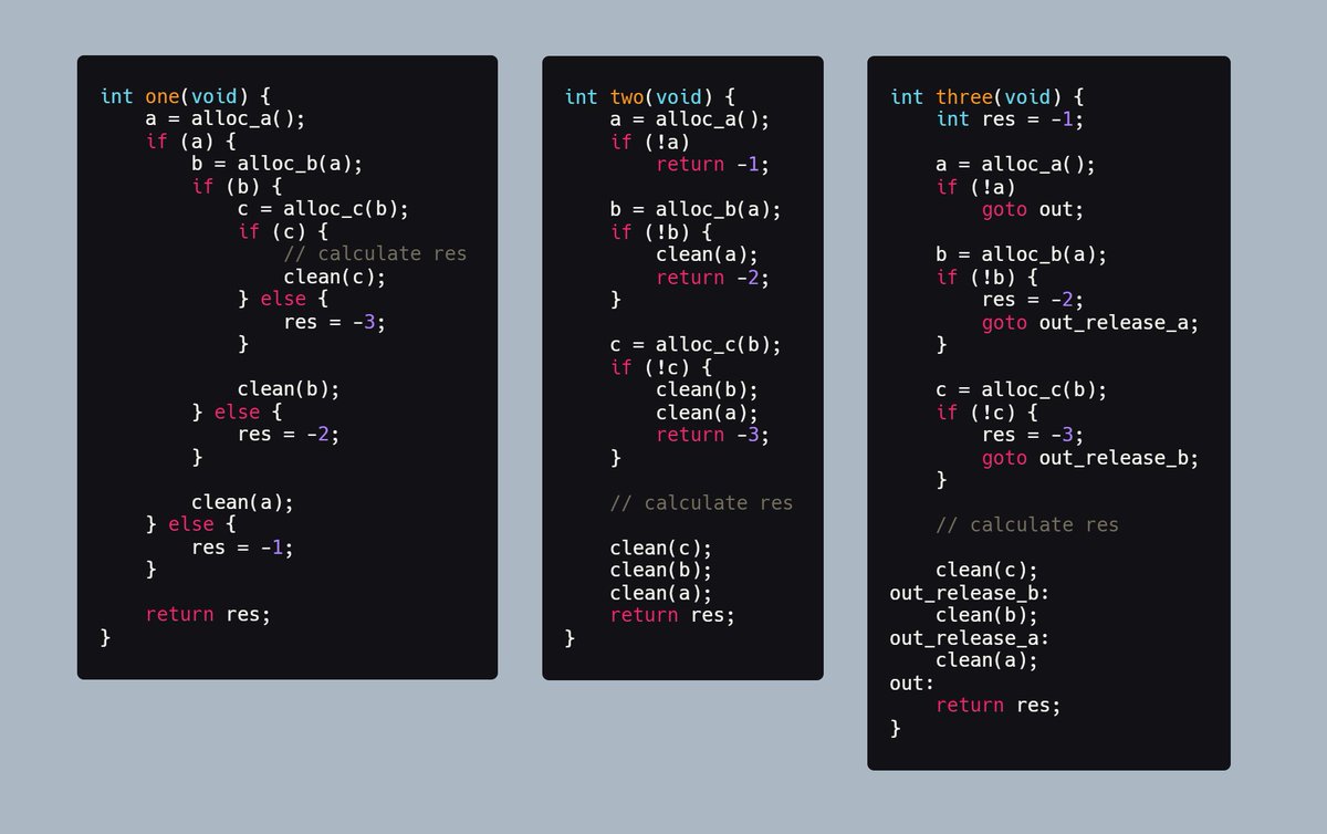 mebeim's tweet image. Trying to settle an argument, help me out folks (poll in the replies) #c #codingstyle