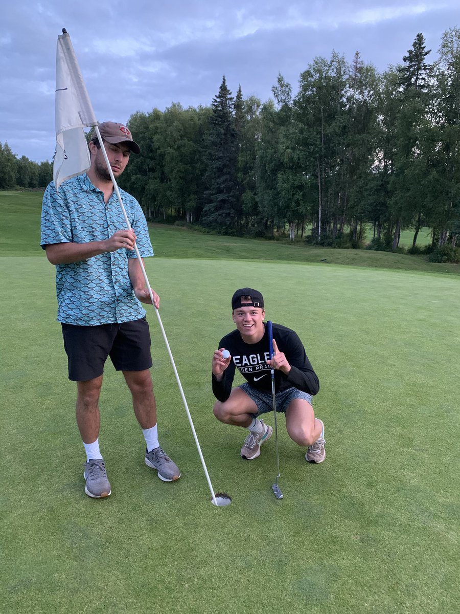 Blessed to announce that I got my first hole in 1⛳️ #Tokyo2020 #Alaska