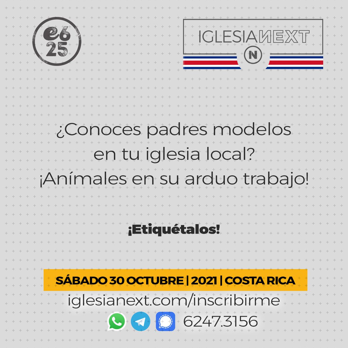 e625CostaRica's tweet photo. Los padres son la mayor influencia. Les apoyamos en esa labor! Iglesia NEXT nos invita a hacer una reingenieria en el futuro de la iglesia. https://t.co/USGZqpZ3pV https://t.co/oxdDdhtV4t