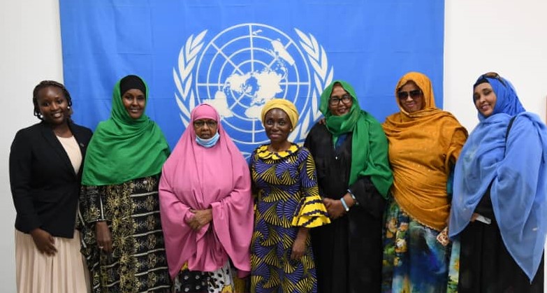 UNSomalia's tweet photo. On first visit to #Garowe, DSRSG Kiki Gbeho met w/ President Deni, #Puntland's authorities &amp; civil society to reinforce need for #cooperation &amp; #dialogue as #elections proceed, advocate for #women’s 30% quota &amp; inclusion of underrepresented &amp; youth, reiterate #UN support. https://t.co/agdMU3M4vV
