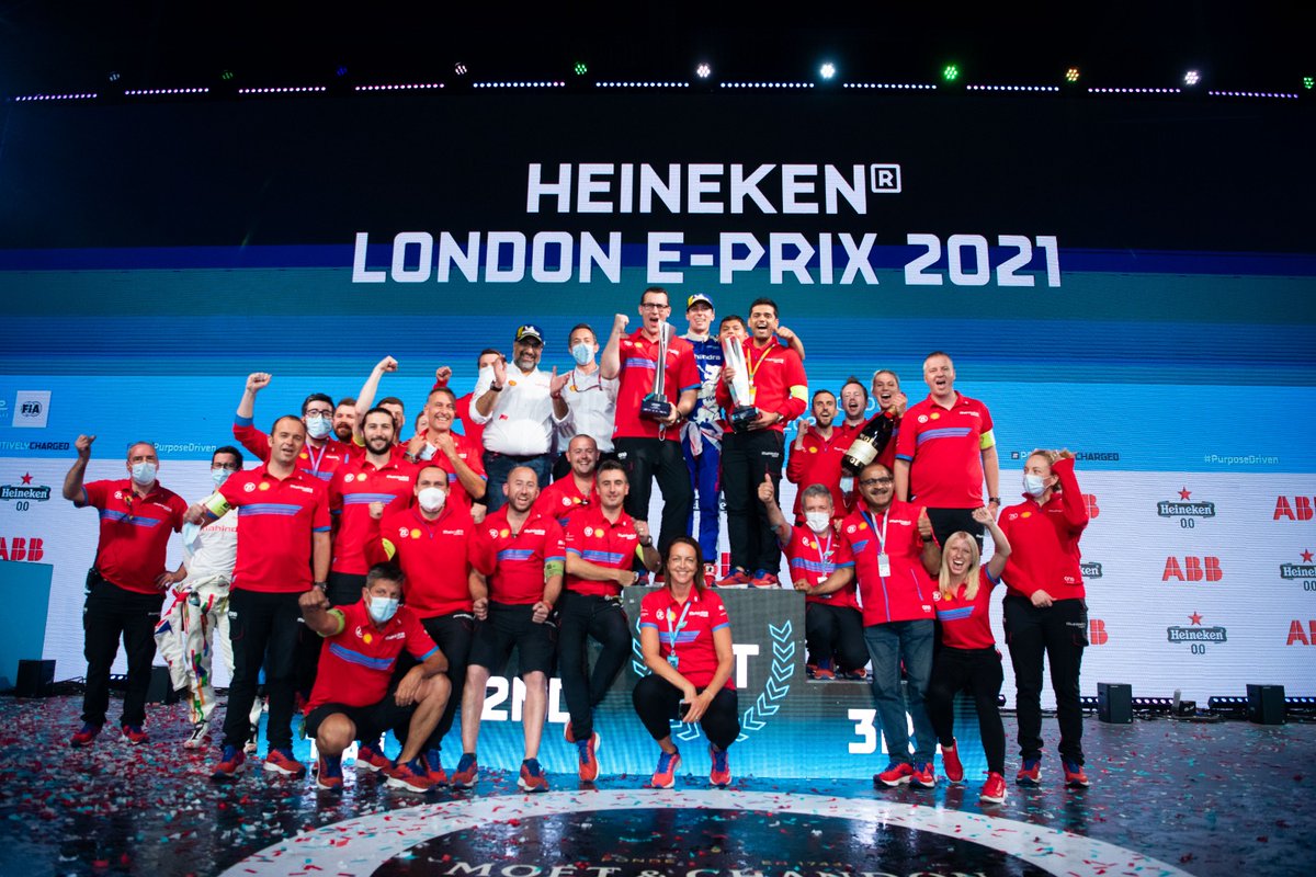 An incredible race weekend in London finally sinking in 🏆 Seeing @alexlynnracing on top step of podium & hearing 🇮🇳anthem meant lot to me. Am sure this +ve result powers us forward into final rounds in Berlin.  Thank you for your support #Passioneers 🙌 #ABBFormulaE #LondonEPrix