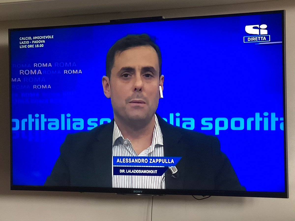 Su <a href="/tvdellosport/">Sportitalia</a> con <a href="/Laziosiamonoi/">LaLaziosiamonoi</a>