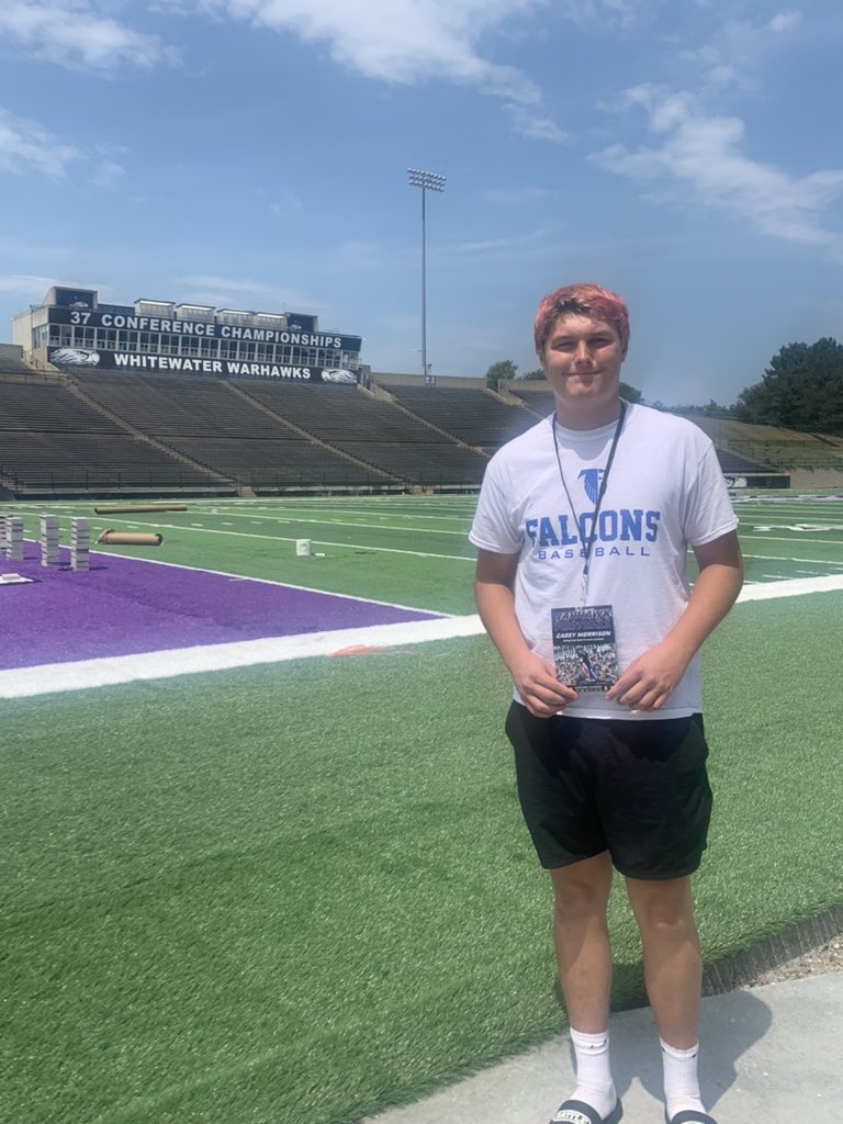 Awesome visit at the University of Wisconsin Whitewater today! Thank you to the coaching staff and <a href="/CoachTShields/">Tim Shields</a> for this opportunity!