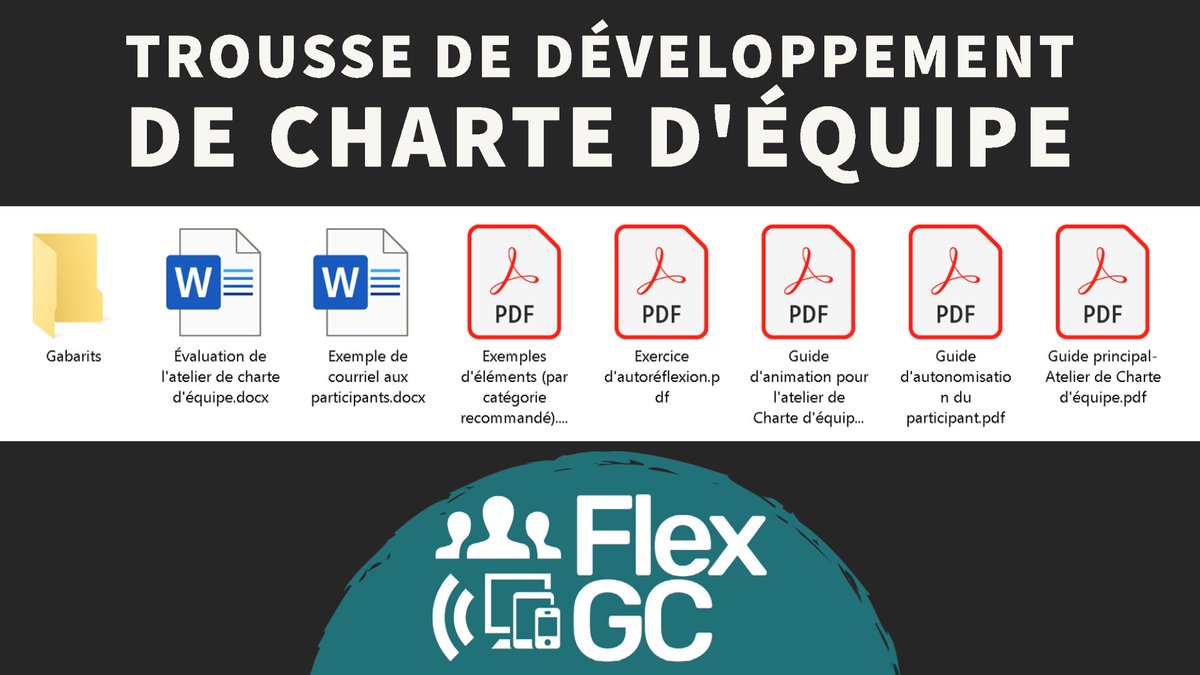 FlexGC lance sa Trousse de développement de charte d'équipe autoguidé pour avoir cohésion dans un contexte virtuel et hybride. 

Obtenez votre copie dès aujourd’hui à  flexgc.canada@gmail.com.