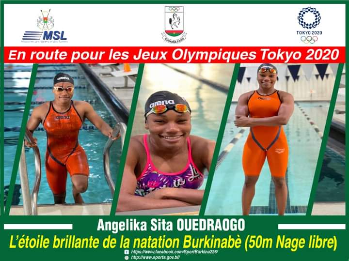 Zbac10's tweet photo. #FEMISPORT : Bonne chance a Angelina Sita OUÉDRAOGO qui représentera dignement le pays des hommes intègres le BURKINA FASO.

 Force a toi championne💪💪🇧🇫🇧🇫🏊🏊🏊 https://t.co/lK1TXclIoY
