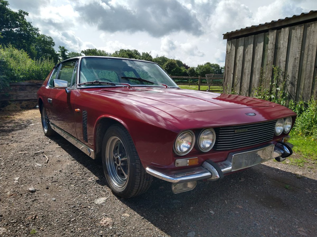 blacklinecc's tweet photo. FOR SALE - £19,000 ono

Rare early Mk 1 Jensen Interceptor with matching numbers, Chrysler V8 and automatic transmission. Originally from California it made its way to the UK and Germany. For more info please get in contact today! Please retweet! #jenseninterceptor #classiccars https://t.co/ak9AvXMvY2
