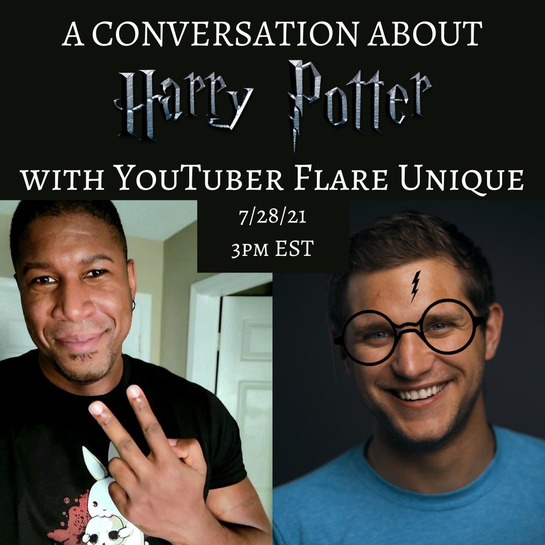 CedricGegel's tweet photo. calling everyone who wished they went to Hogwarts - join me on my YouTube channel tomorrow afternoon for a conversation with @Flaretheunique about all things HP!

(yes, graphic design is *obviously* my passion) https://t.co/8PeEeaqzVh