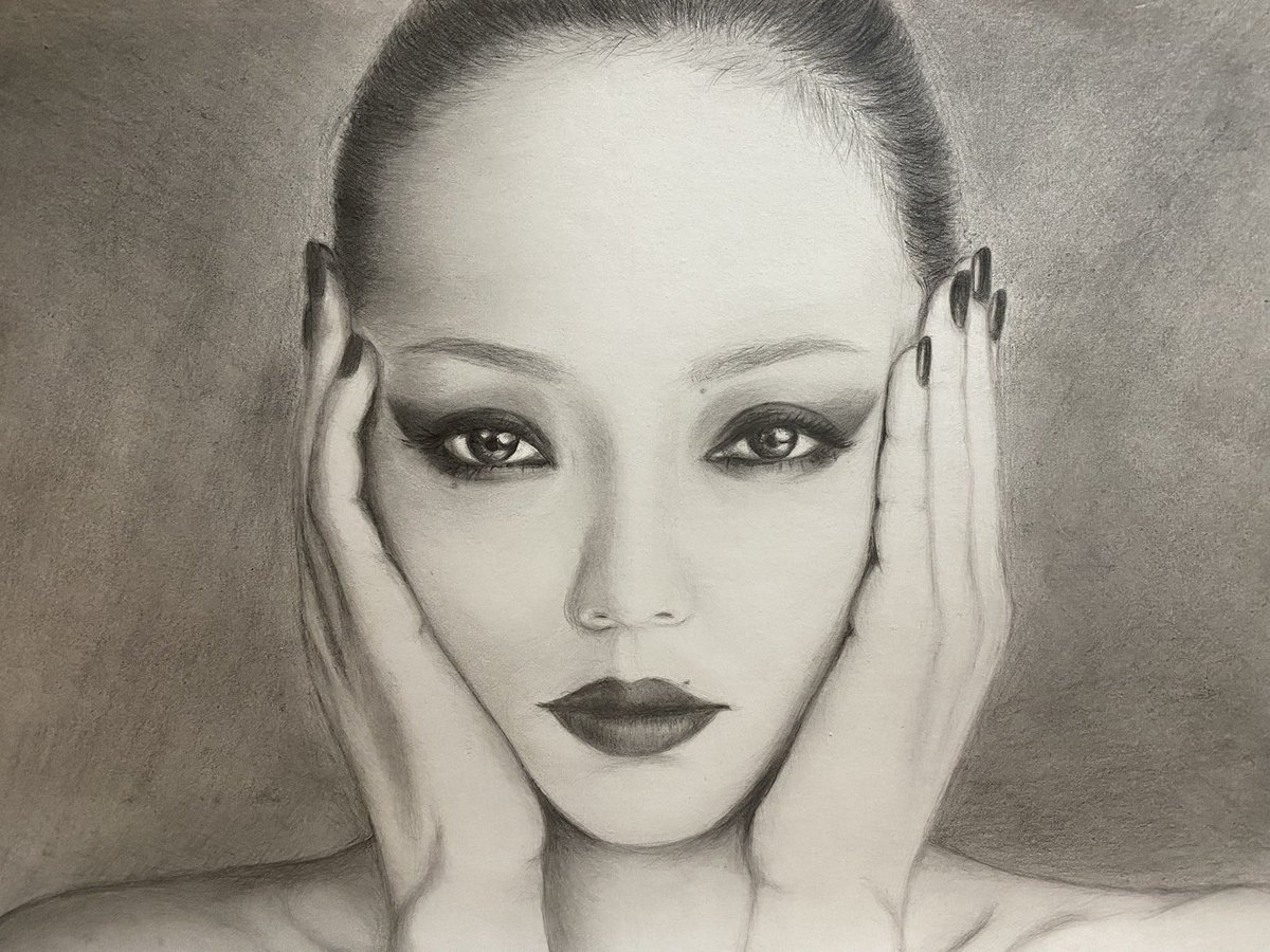 安室奈美恵似顔絵 Twitter Search