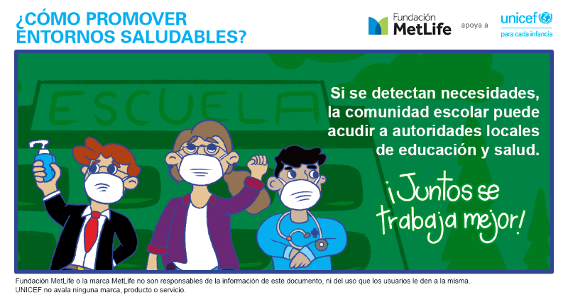 UNICEFMexico's tweet photo. El cierre de escuelas ha sido una grave afectación de #COVID19 para niñas, niños y adolescentes en México y en el mundo. 

Con @MetLifeMx preparamos estas recomendaciones para promover hábitos de higiene mientras se prepara el regreso presencial 👇  
https://t.co/EgmFYchsxH