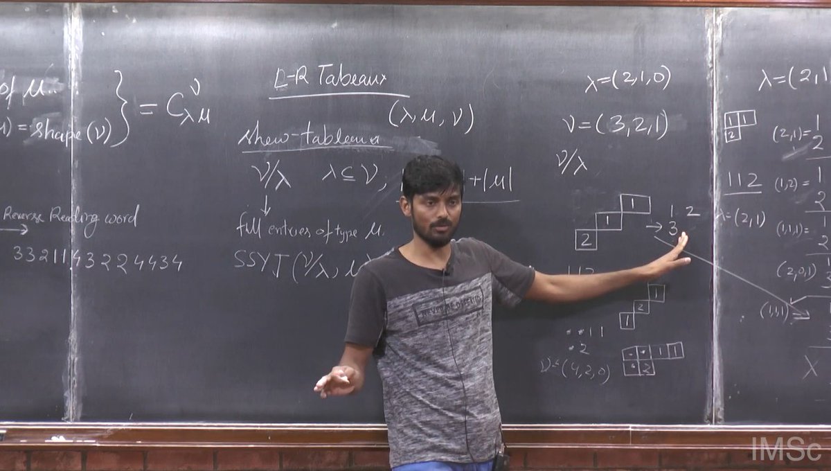 IMScChennai's tweet photo. Mrigendra Singh Kushwaha (IMSc) defended his thesis:  "A Study of Kostant-Kumar modules via Littelmann paths" about a path model for KK-modules that extends Joseph decomposition to finite type Lie algebras on 22 July 2021. Congrats Dr. Mrigendra!
#representationtheory #pathmodel https://t.co/9pzWRgeZA3