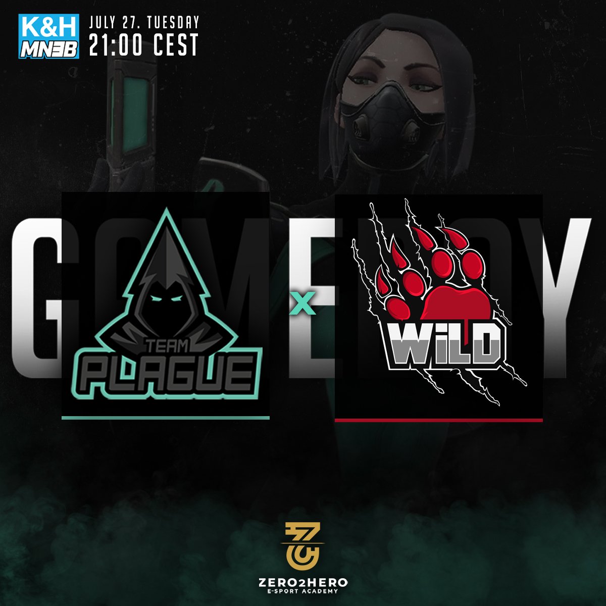 Rövidesen kezdünk a <a href="/HungarianEsport/">Magyar Nemzeti E-sport Bajnokság</a>  Valorant bajnokságán!

⚔️ Wild
⏰ 21:00

#mn3b #valorant #hunesz #freepromo #BewareThePlague #Z2H