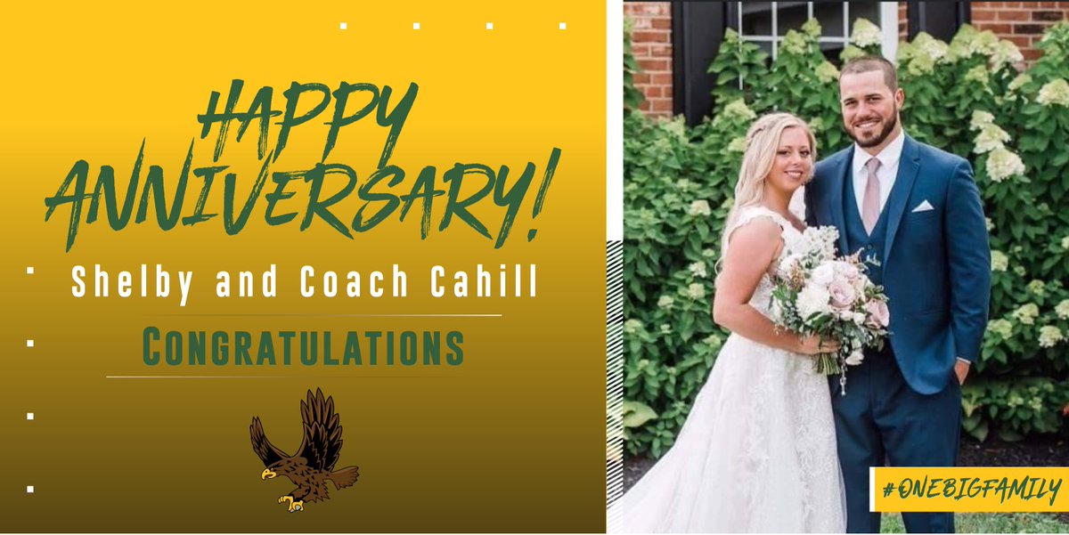 Just one big, happy family here in Eagle Nation! Congratulations Shelby and Coach! Best wishes on many, many more! #OneBigFamily #LetsGo Go Golden Eagles!