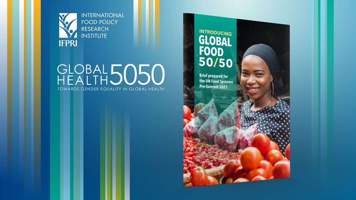 In 2018 <a href="/AminaJMohammed/">Amina J Mohammed</a> called for other sectors to follow suit and use the #GH5050 methodology for change. 3 years on, we are delighted to be partnering with <a href="/IFPRI/">IFPRI</a> on the 1st #GlobalFood5050 Report with a first-look brochure out today.

Find out more at globalhealth5050.org/globalfood5050/