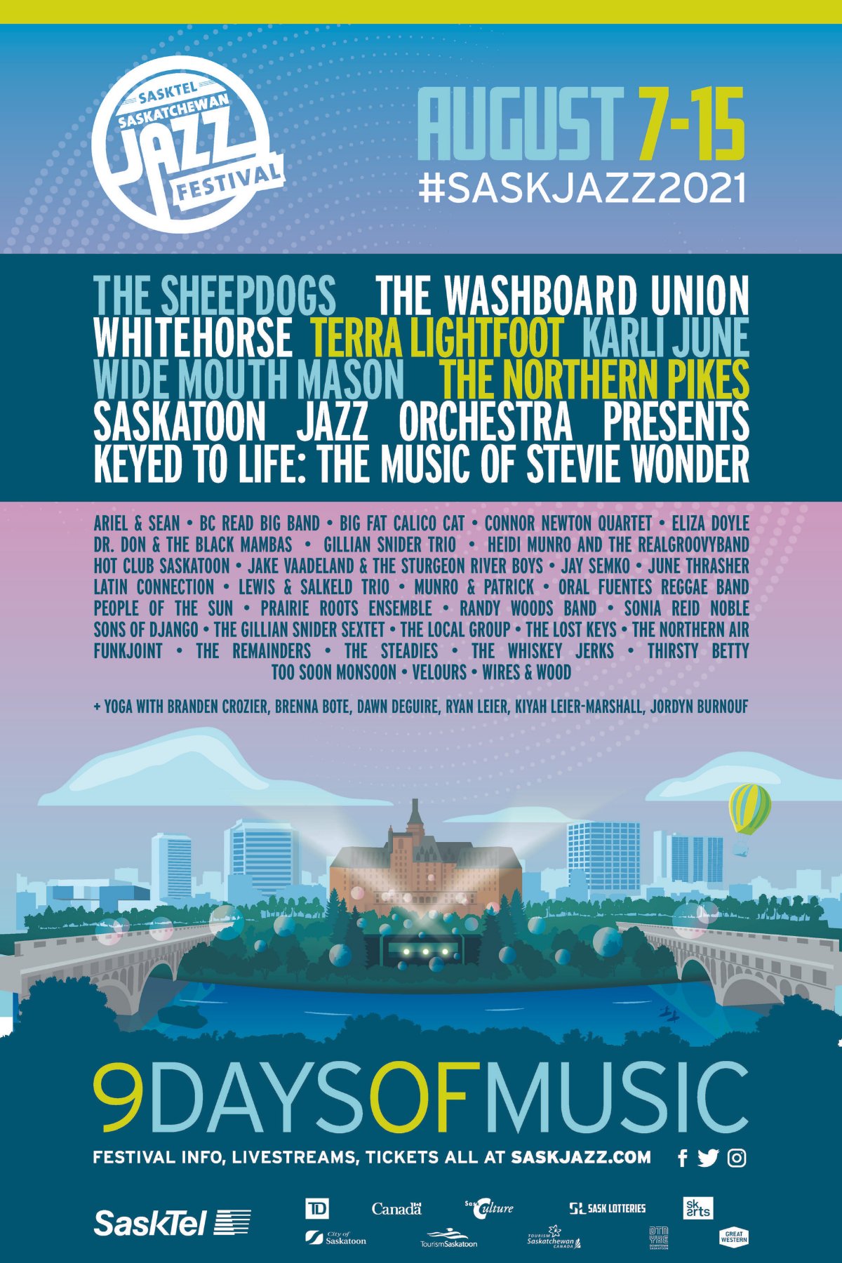 Saskatchewan Jazz Festival 2025