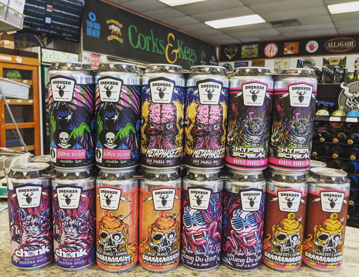 CorksandKegs's tweet photo. And so it begins, with a @drekkerbrewing @deciduousbeer collab 💪
#hiddenvision #collab #merica @alliedcraftdistro https://t.co/BhlaPncgNI